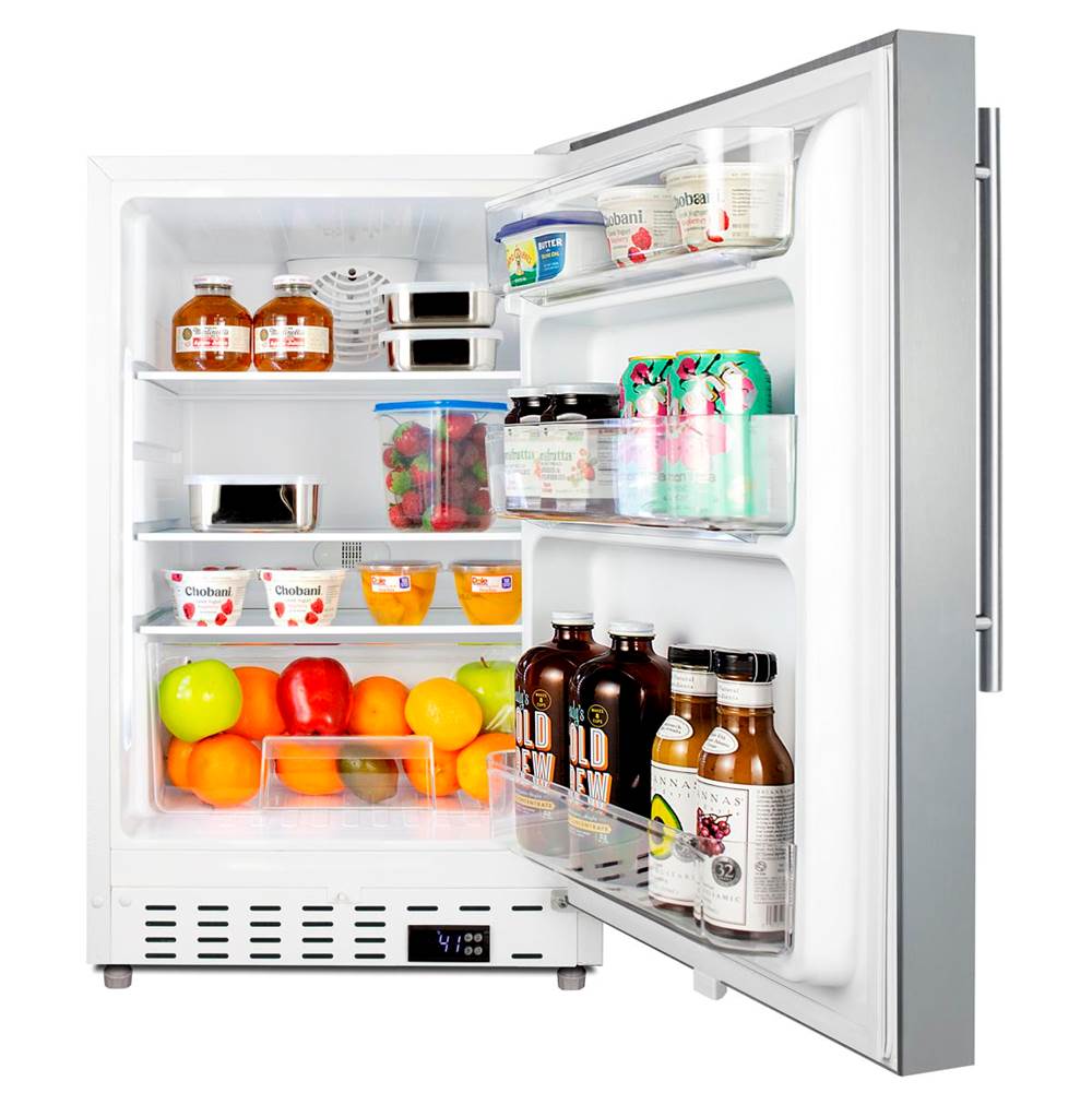 21'' Wide Built-In All-Refrigerator, ADA Compliant