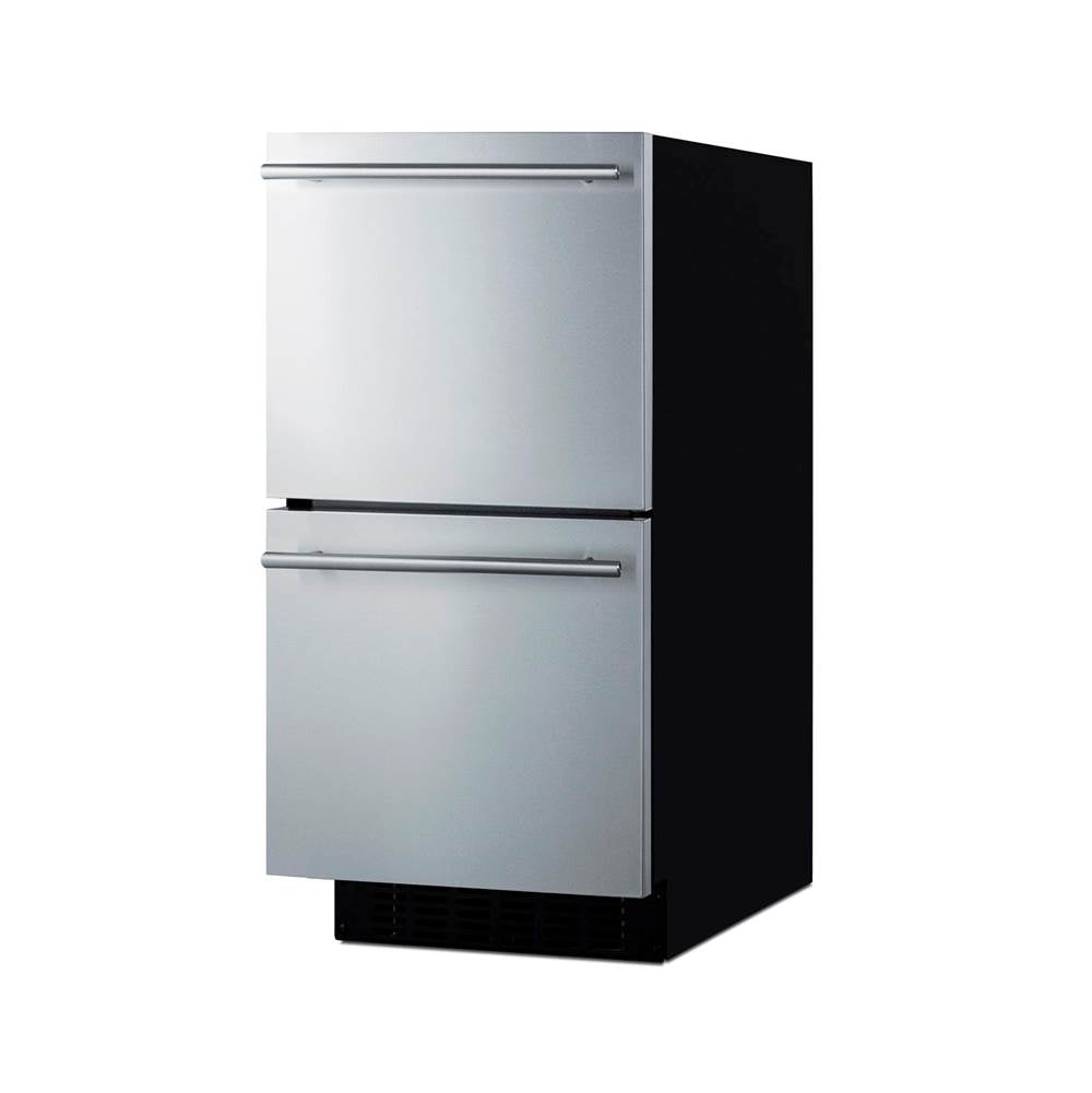 15'' Wide 2-Drawer All-Refrigerator, ADA Compliant
