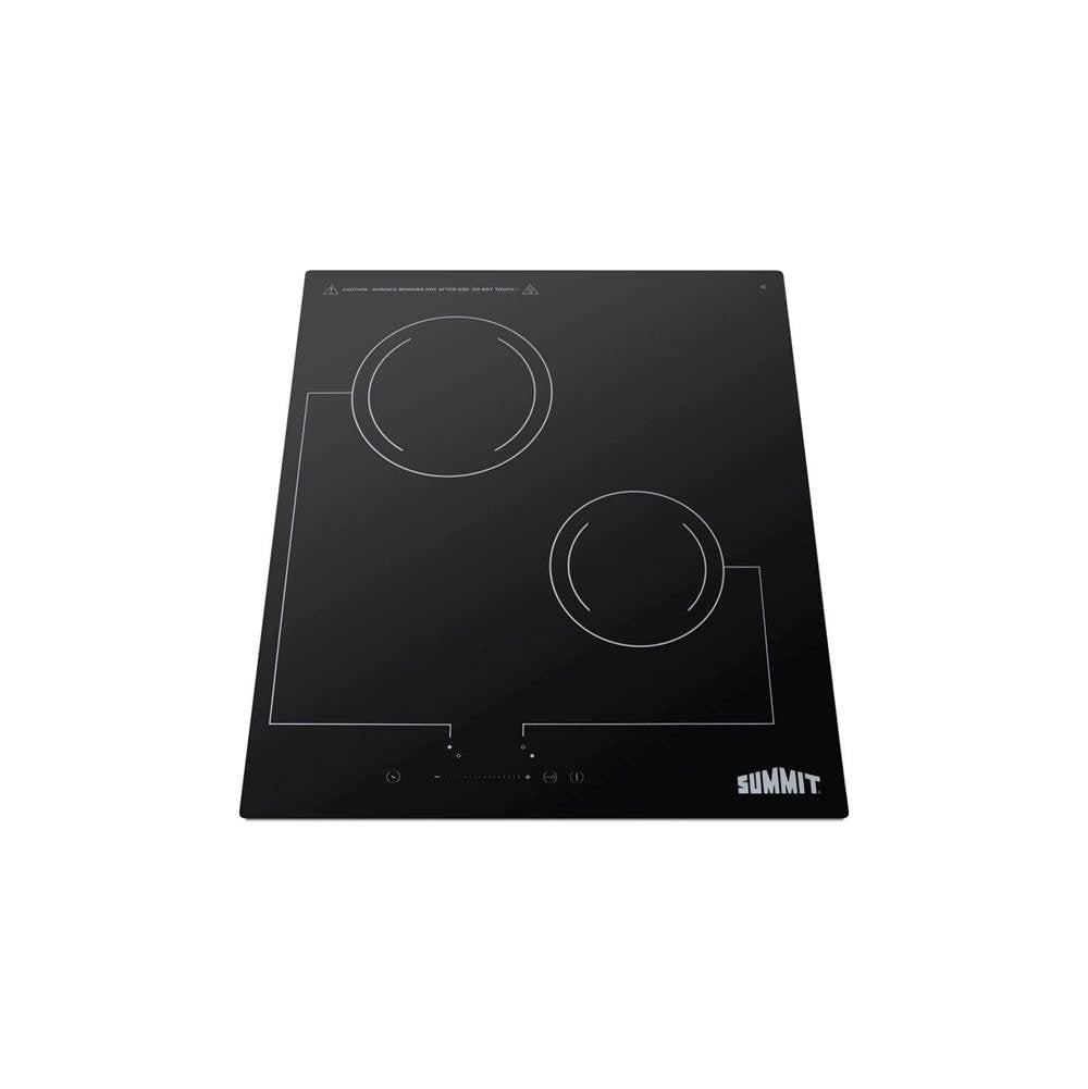 18'' Wide 220V 2-Burner Radiant Cooktop