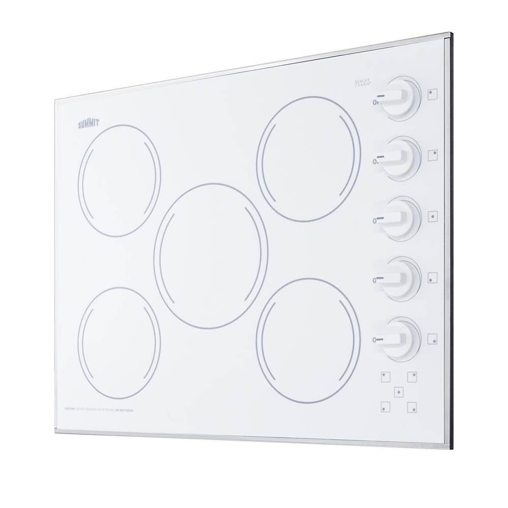 27'' Wide 230V 5-Burner Radiant Cooktop