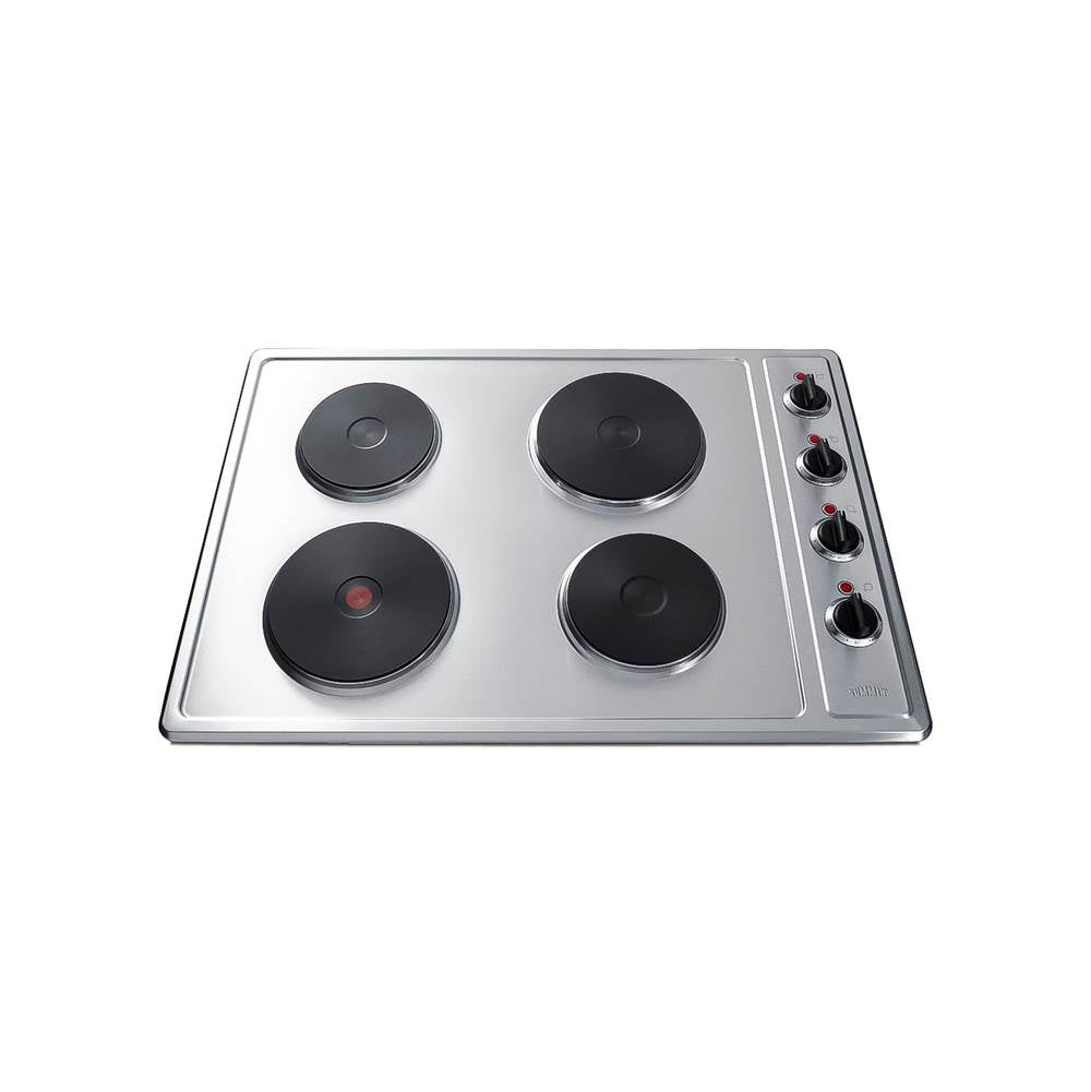 30'' Wide 208/240V 4-Burner Solid Disk Cooktop