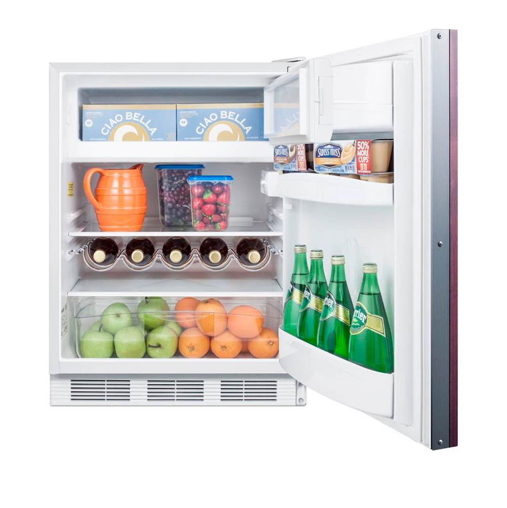 24'' Wide Built-In Refrigerator-Freezer, ADA Compliant (Panel Not Included)