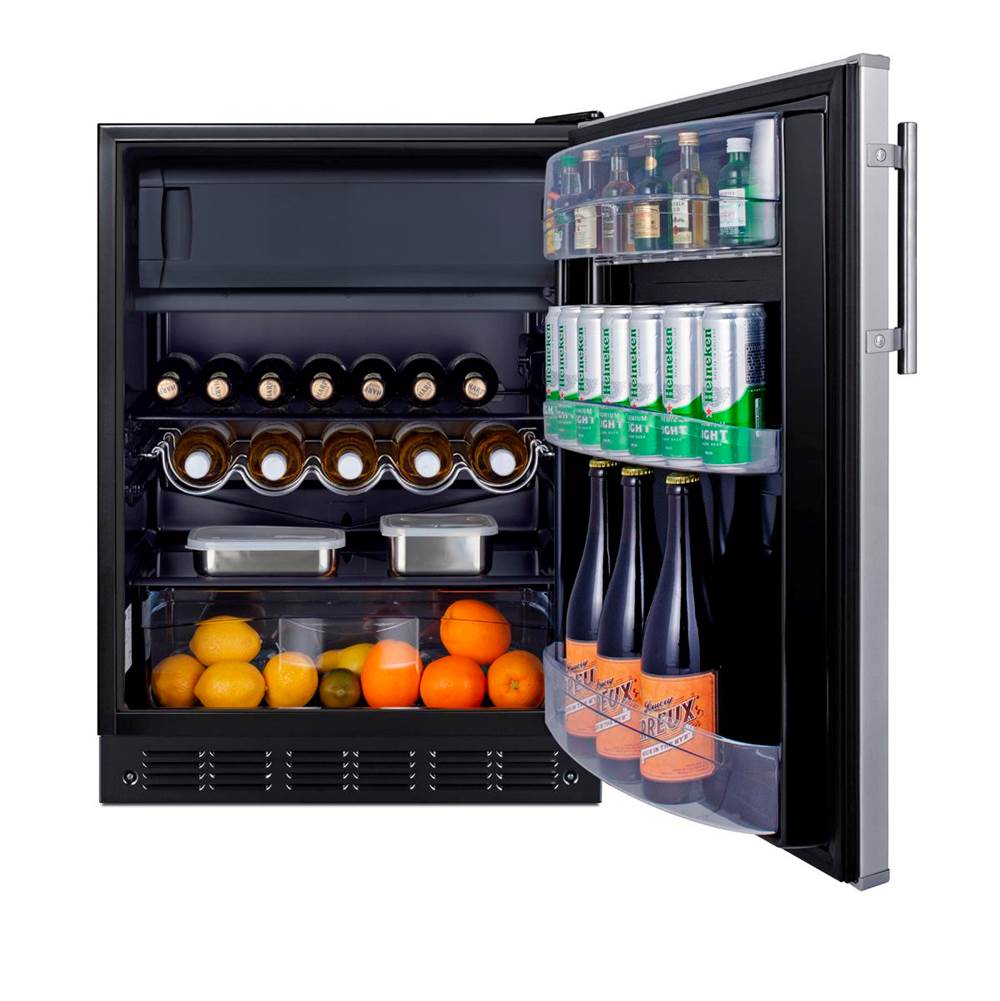 24'' Wide Refrigerator-Freezer, ADA Compliant