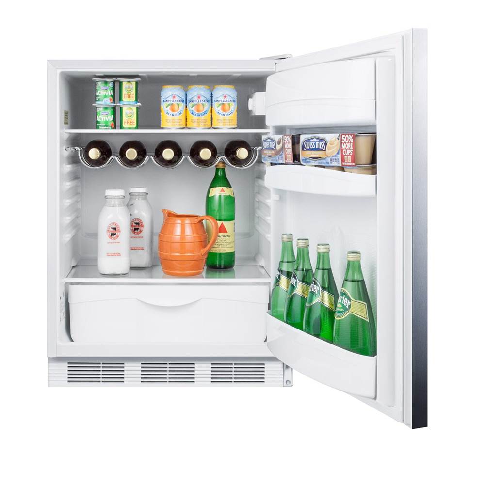 24'' Wide Built-In All-Refrigerator, ADA Compliant