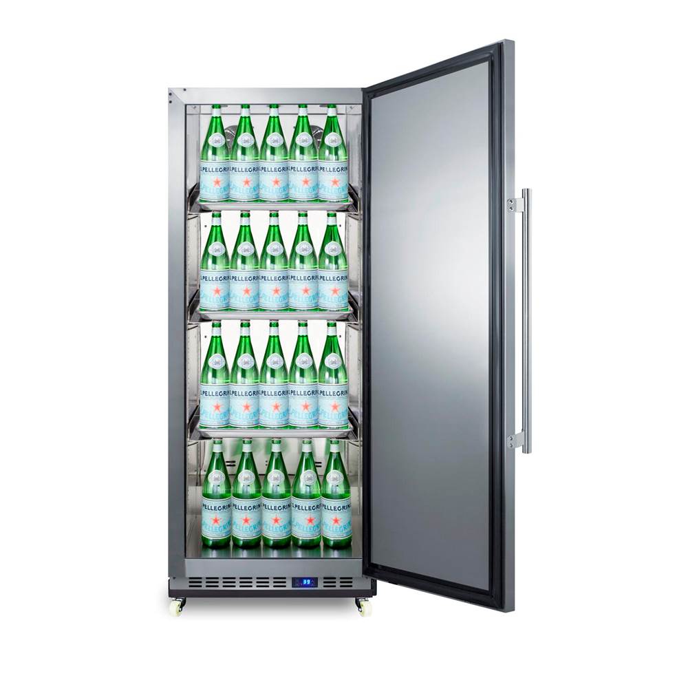 24'' Wide Mini Reach-In All-Refrigerator with Dolly