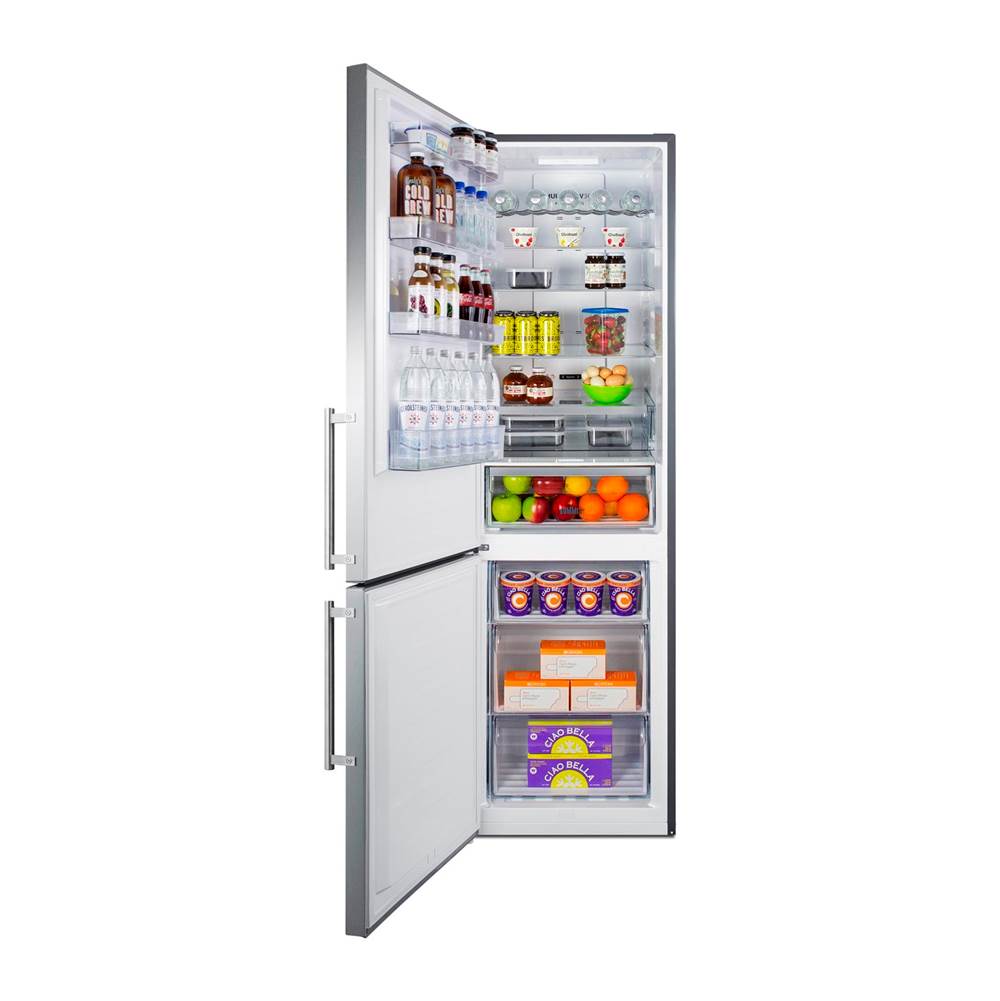 24'' Wide Bottom Freezer Refrigerator