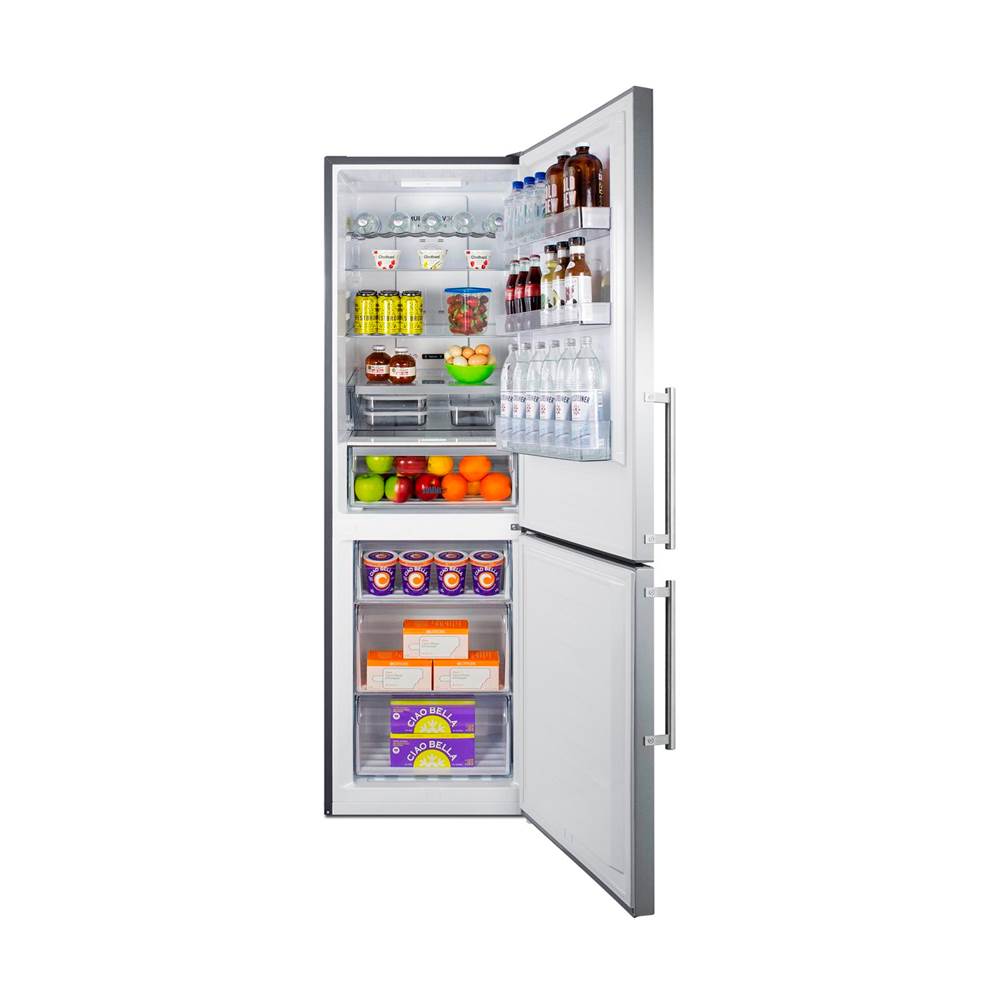 24'' Wide Bottom Freezer Refrigerator