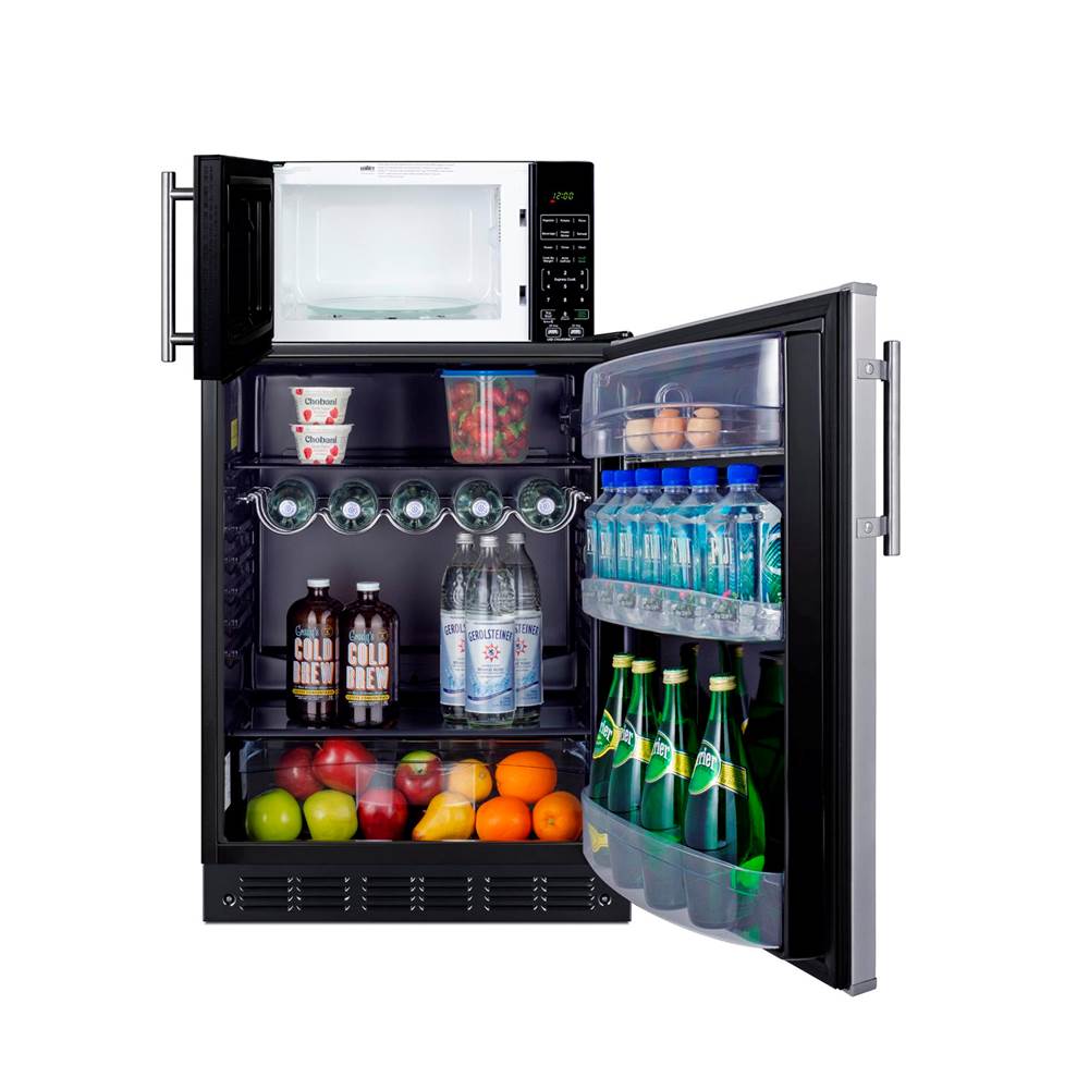 Microwave/Refrigerator Combination with Allocator