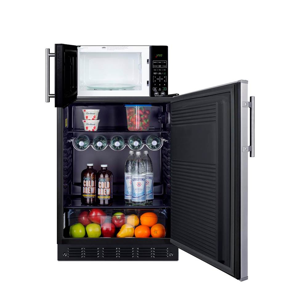Microwave/Refrigerator Combination with Allocator