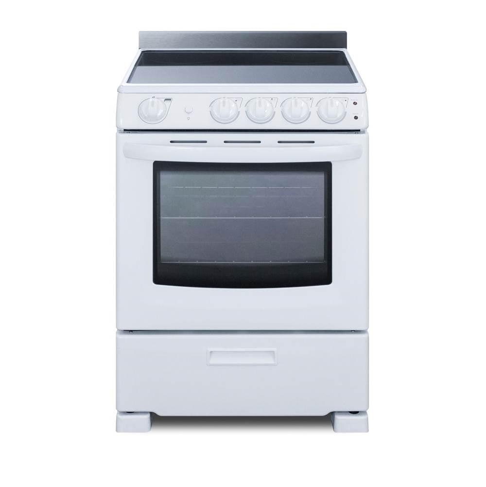 Summit Appliance - 24'' Wide Electric Smooth-Top Range