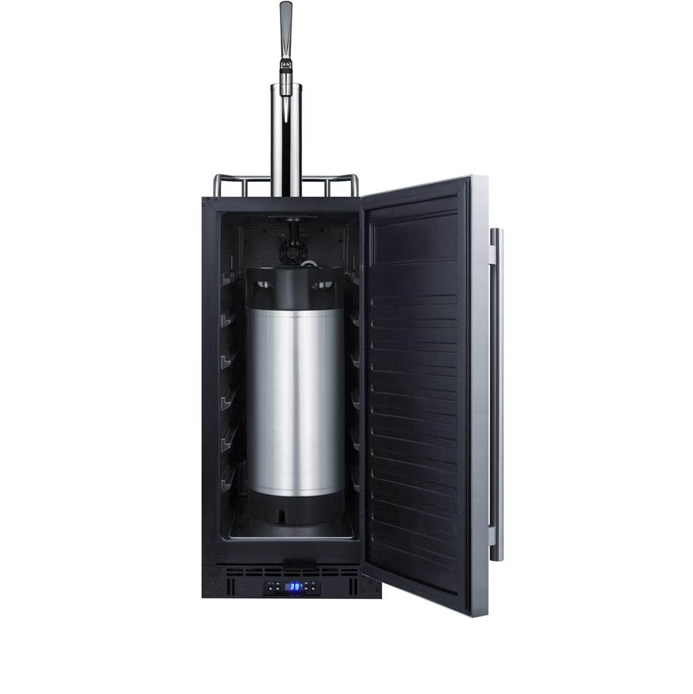 15'' Wide Built-In Nitro Coffee Kegerator