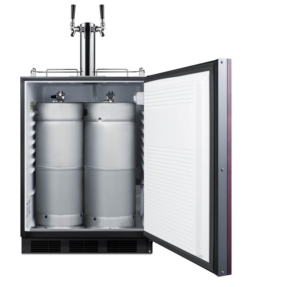 24'' Wide Built-In Wine Kegerator, ADA Compliant (Panel Not Included)