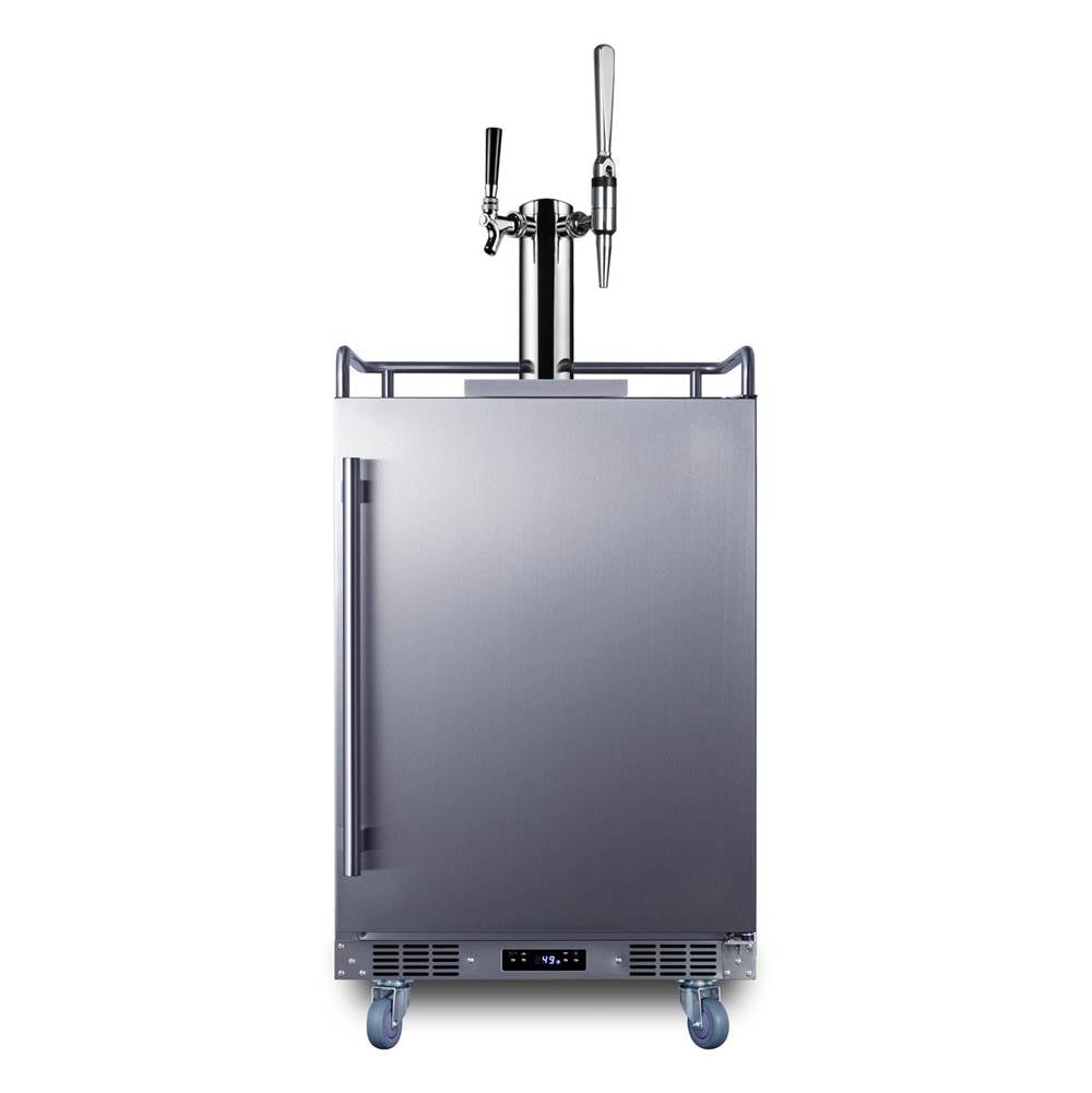 Summit Appliance - 24'' Wide Built-In Cold Brew/Nitro Coffee Kegerator