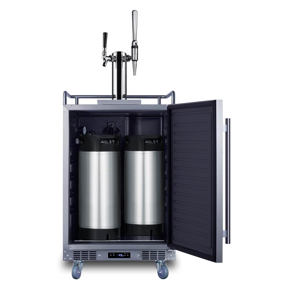 24'' Wide Built-In Cold Brew/Nitro Coffee Kegerator
