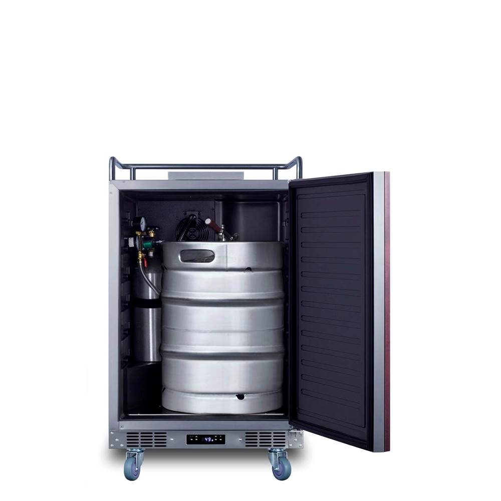 24'' Wide Built-In Kegerator (Panel Not Included)