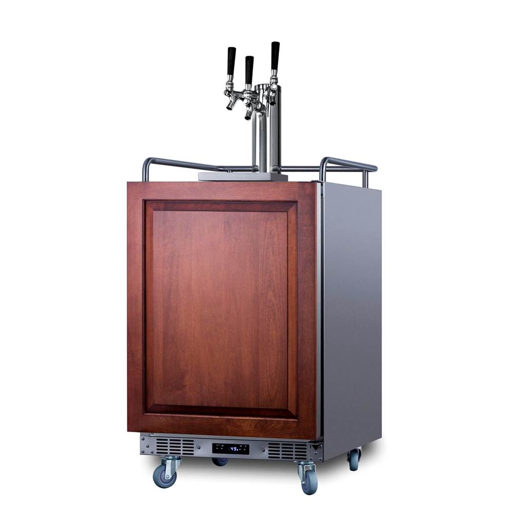 24'' Wide Built-In Kegerator (Panel Not Included)