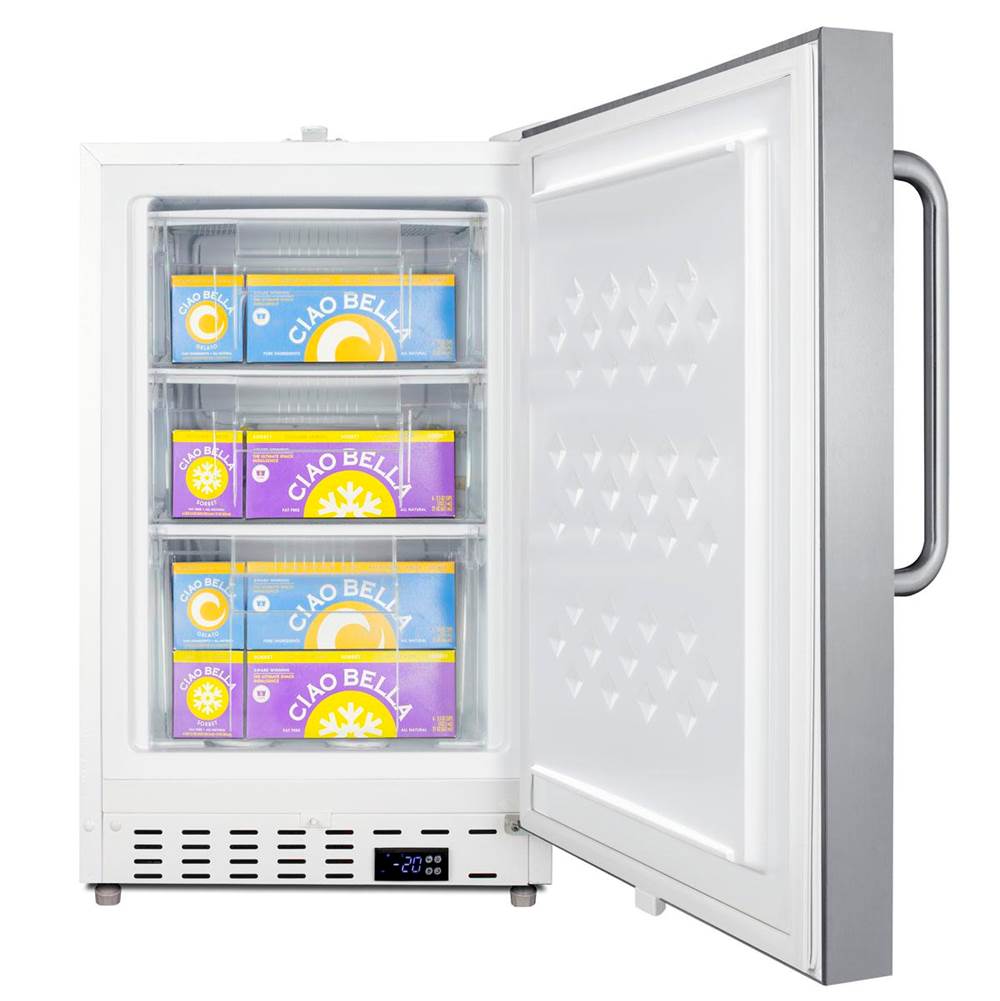 20'' Wide Built-In Commercial All-Freezer, ADA Compliant