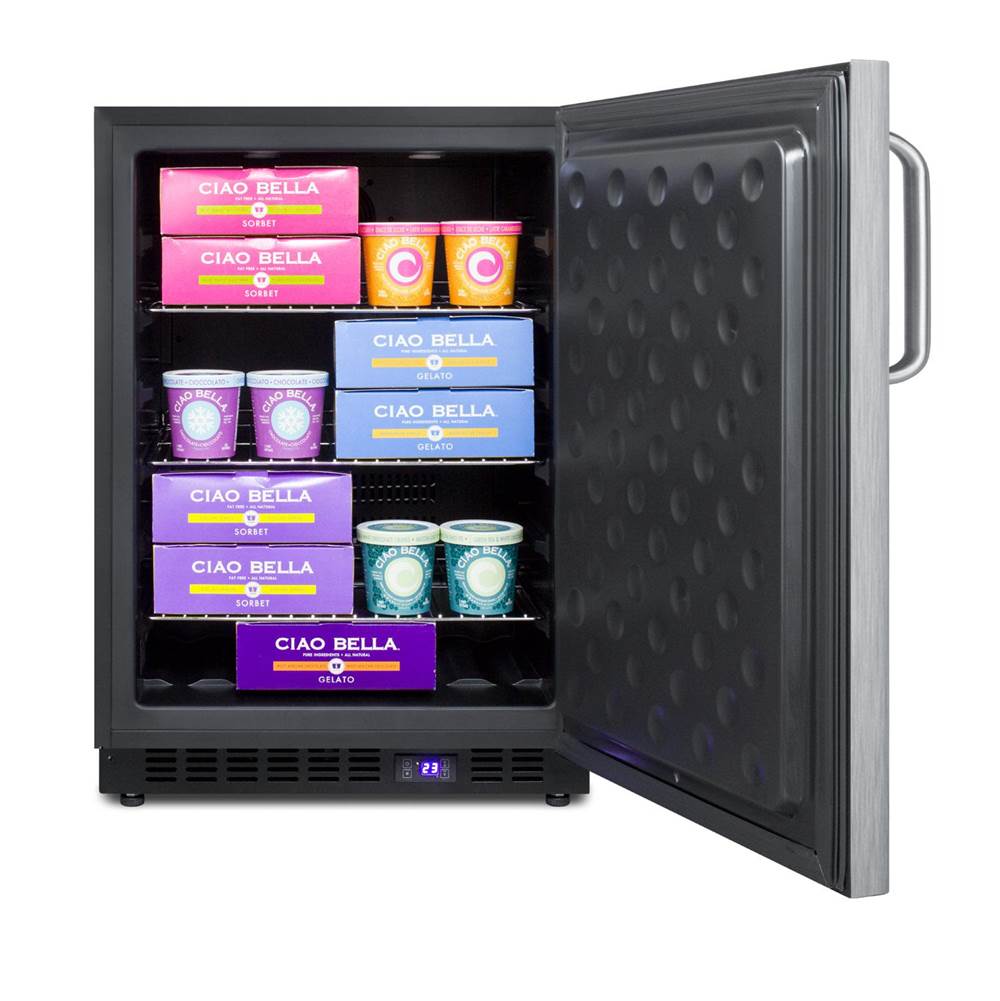 24'' Wide Built-In All-Freezer With Icemaker