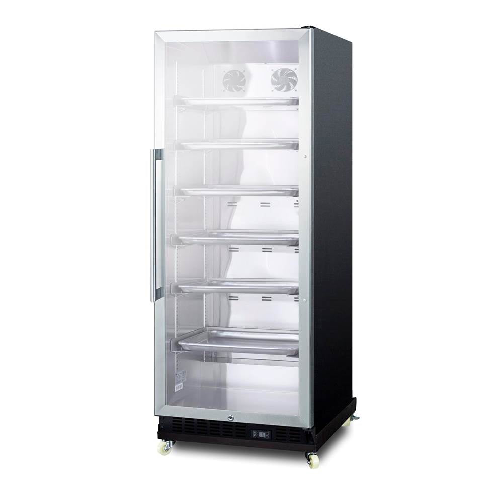 24'' Wide Mini Reach-In Beverage Center with Dolly