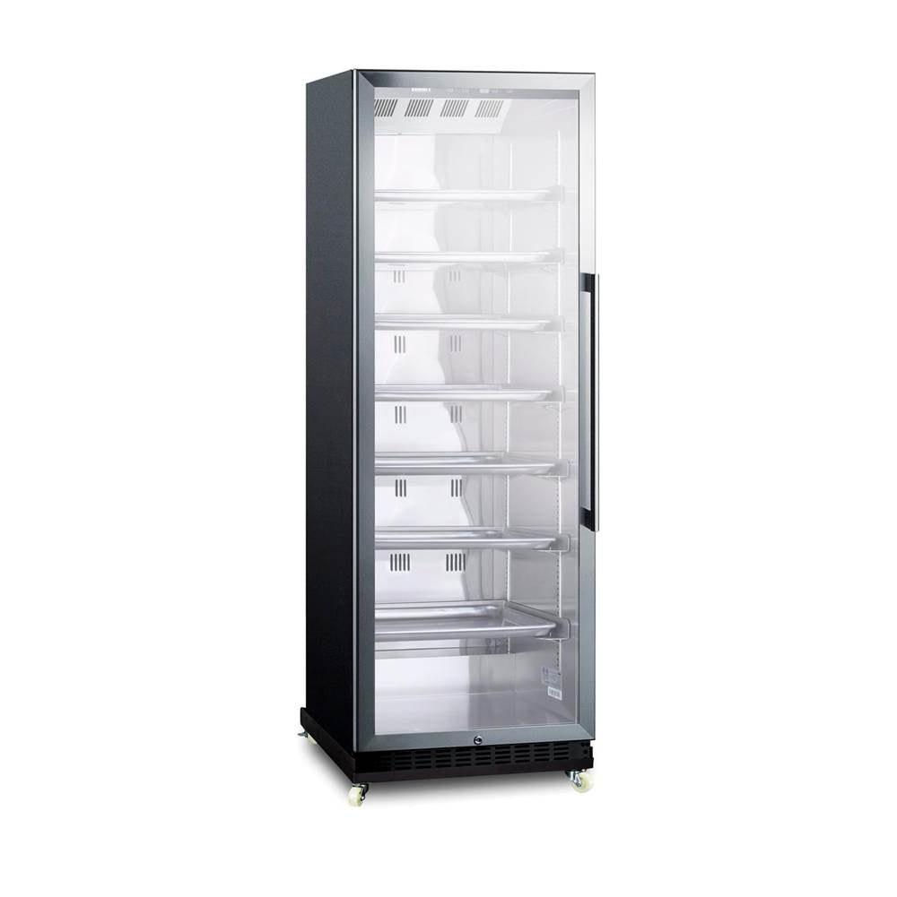 24'' Wide Mini Reach-In Beverage Center with Dolly