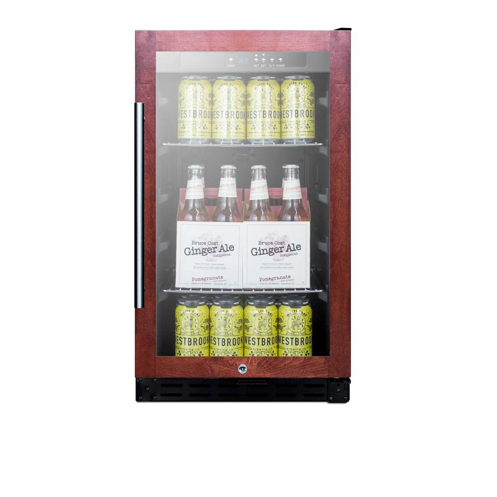 18'' Wide Built-In Beverage Center, ADA Compliant (Panel Not Included)