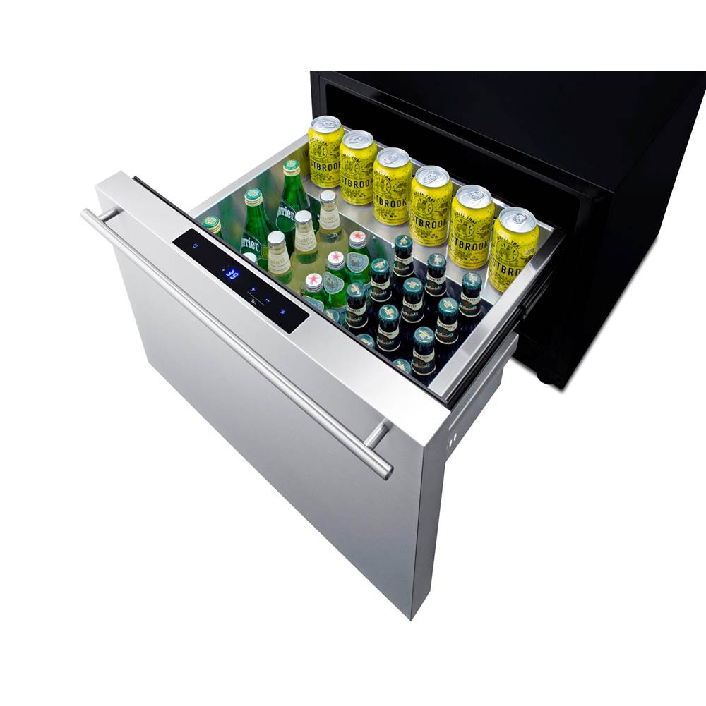 24'' Wide Built-In Outdoor Drawer Refrigerator