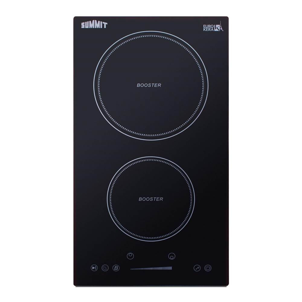 Summit Appliance - 12'' Wide 208-240V 2-Zone Induction Cooktop