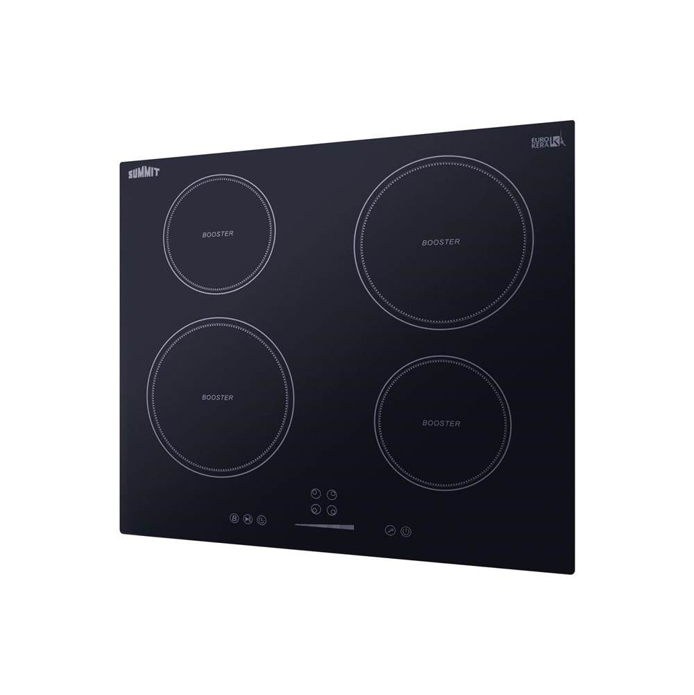 24'' Wide 208-240V 4-Zone Induction Cooktop