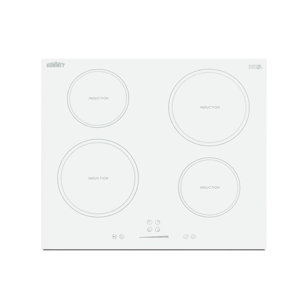 Summit Appliance - 24'' Wide 208-240V 4-Zone Induction Cooktop