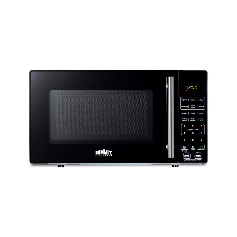 Summit Appliance - Compact Microwave with USB Ports and Allocator