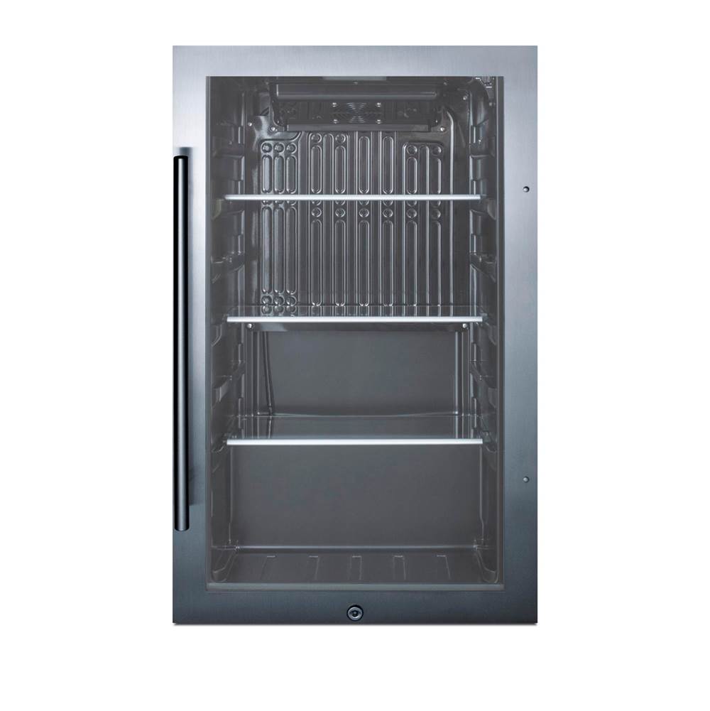 Summit Appliance - Shallow Depth Indoor/Outdoor Beverage Cooler