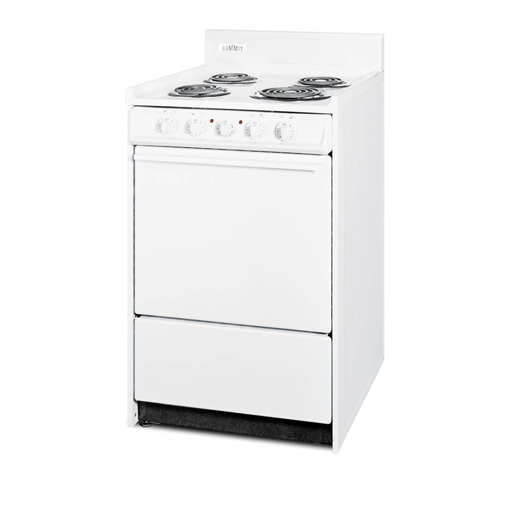 20'' Wide Electric Coil Top Range