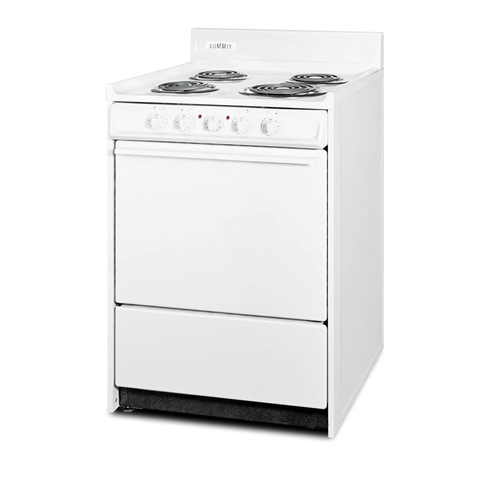 24'' Wide Electric Coil Top Range