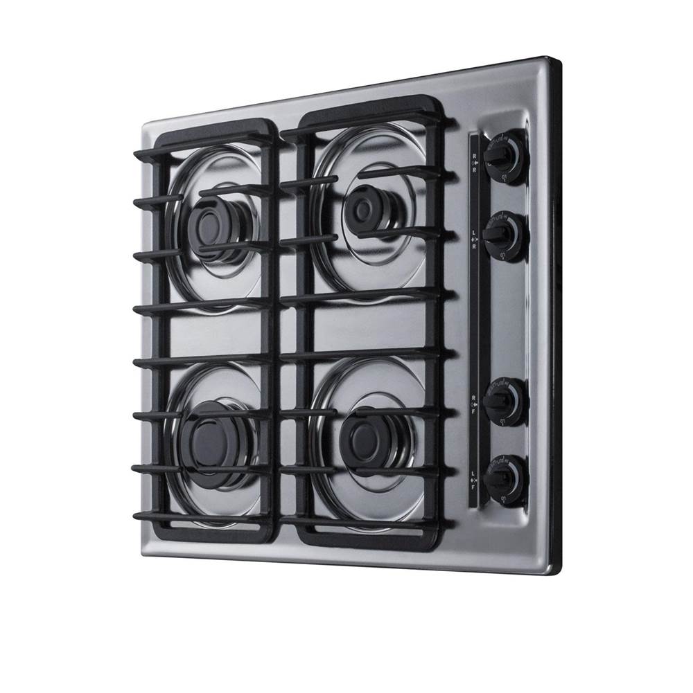 24'' Wide 4-Burner Gas Cooktop
