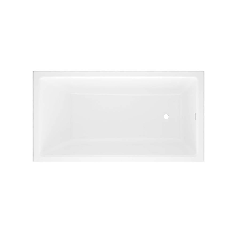 Victoria + Albert - Kaldera 2 60'' X 32'' Drop In Bathtubs with Tile Flange - Standard Gloss White