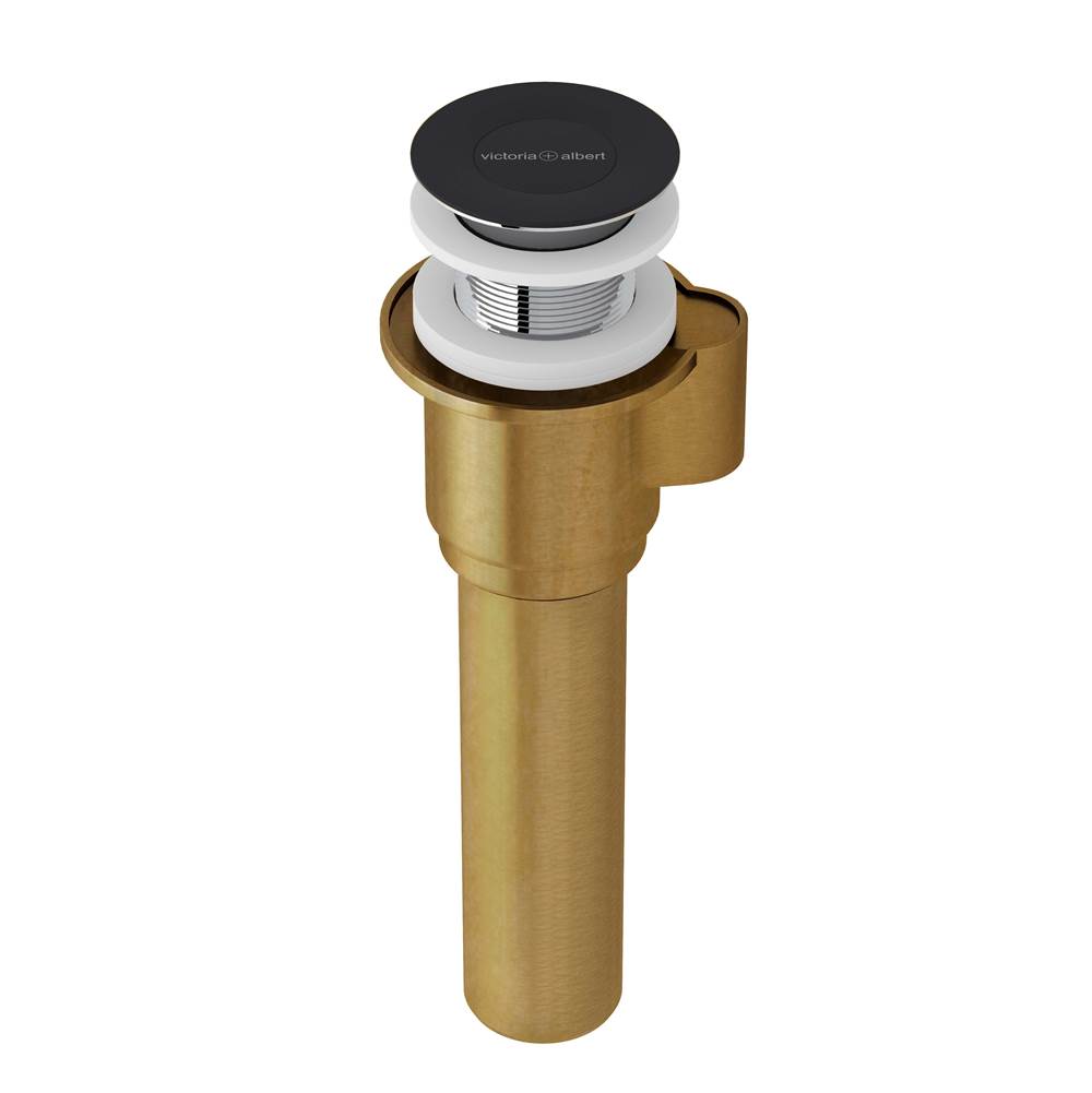 Victoria + Albert - IntelliDrainE Push Drain for Victoria + Albert Bathtubs Without an Overflow Hole - Black