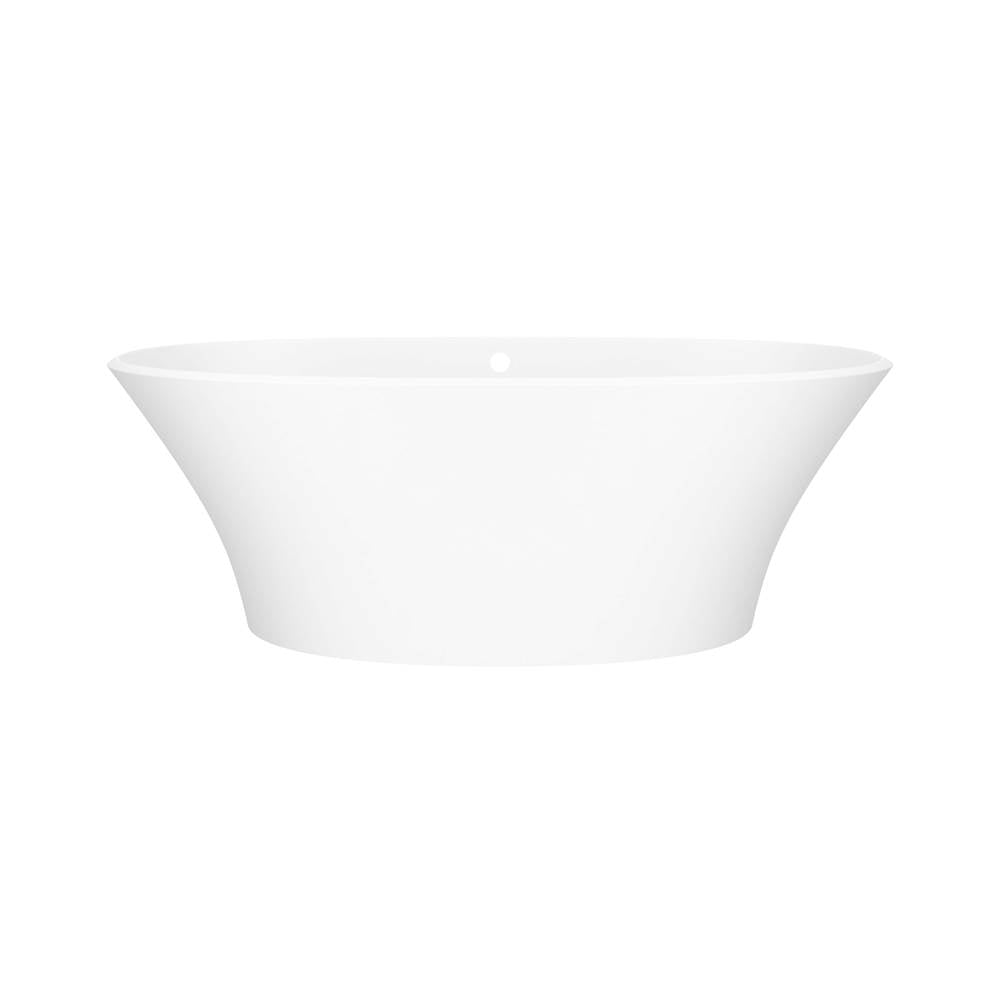 Victoria + Albert - ionian 67'' x 32'' Freestanding Soaking Bathtub With Void - Standard Matte White