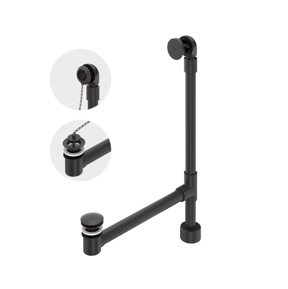 Victoria + Albert - Freestanding Victoria + Albert Bathtub Drain For Above-Floor Installation Box - Oil Rubbed Bronze