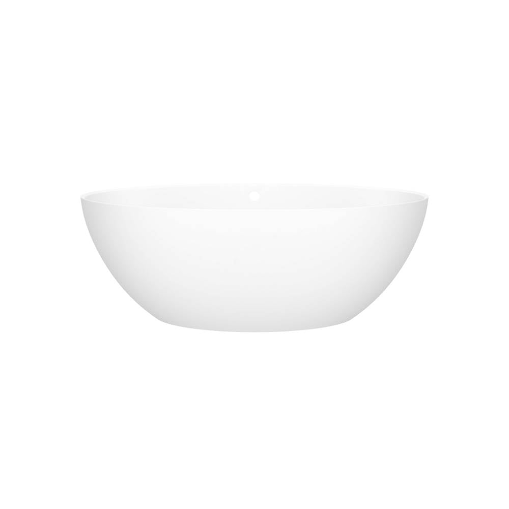 Victoria + Albert - CorvaraE 59'' x 32'' Freestanding Soaking Bathtub With Void - Standard Matte White
