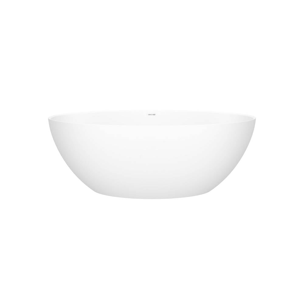 Victoria + Albert - CorvaraE 59'' x 32'' Freestanding Soaking Bathtub With Void - Standard Matte White