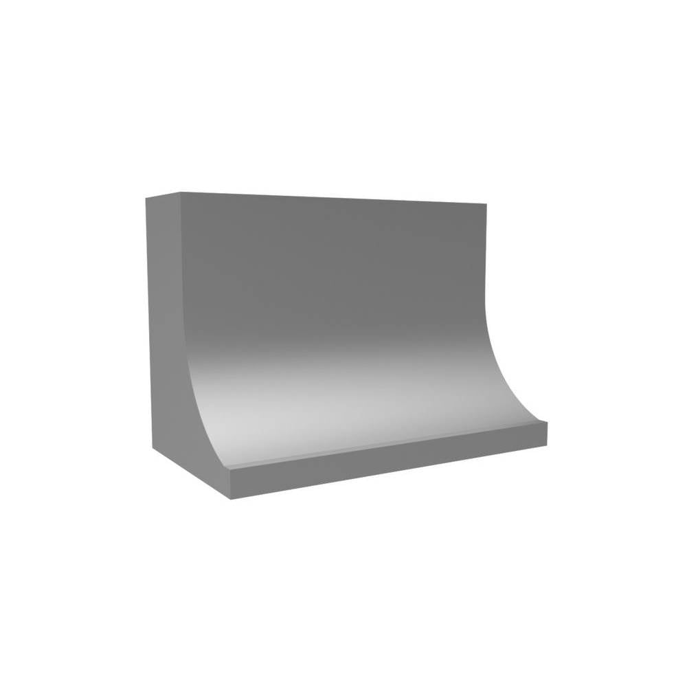 Vent A Hood - 54'' 600 CFM Standard Wall Mount Range Hood White - White