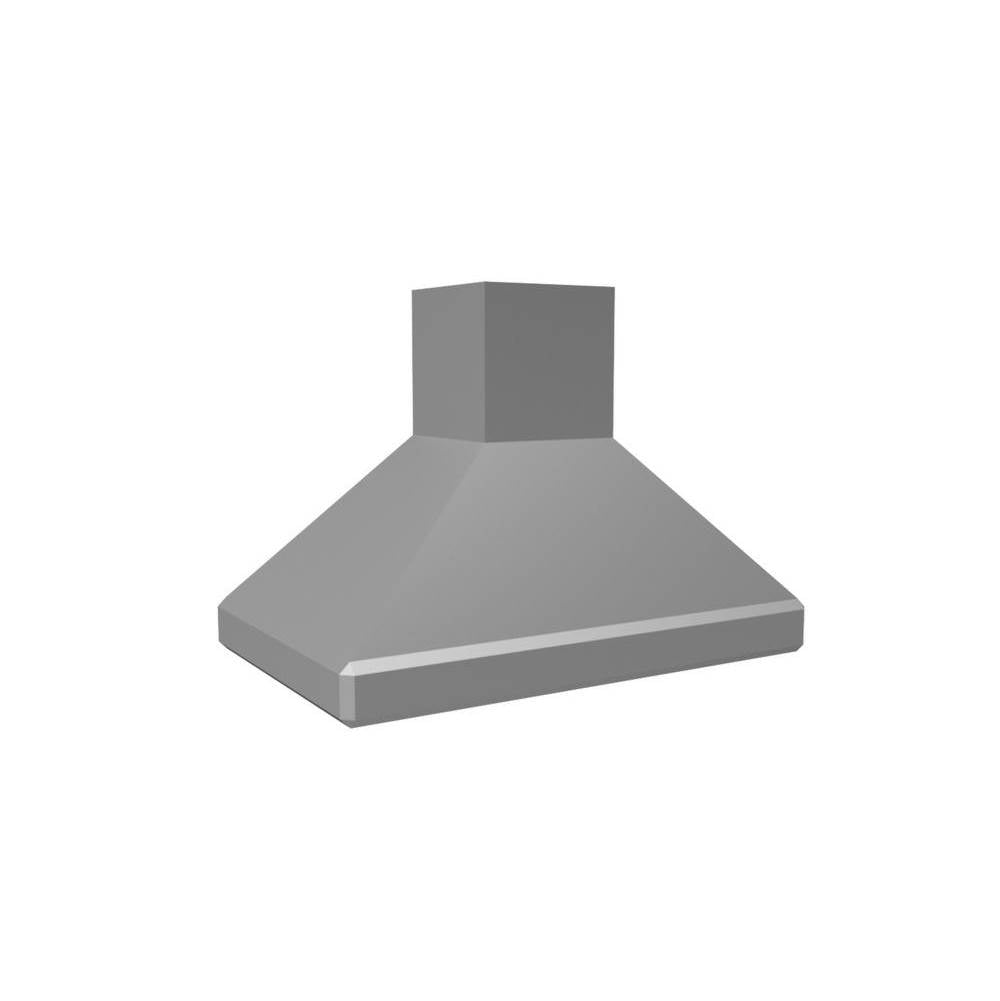 Vent A Hood - 48'' 600 CFM Standard Island Range Hood White - White