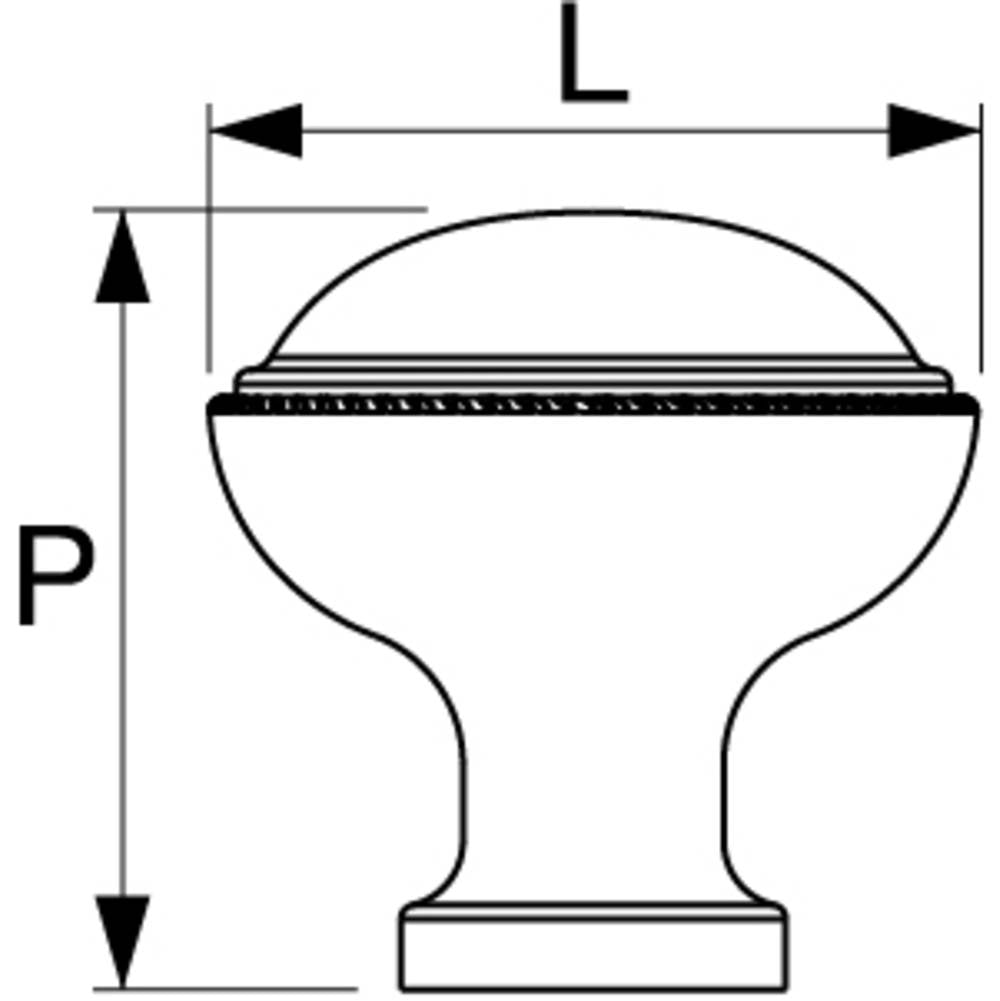 Purity Knob 1 1/8 Inch Brushed Satin Nickel