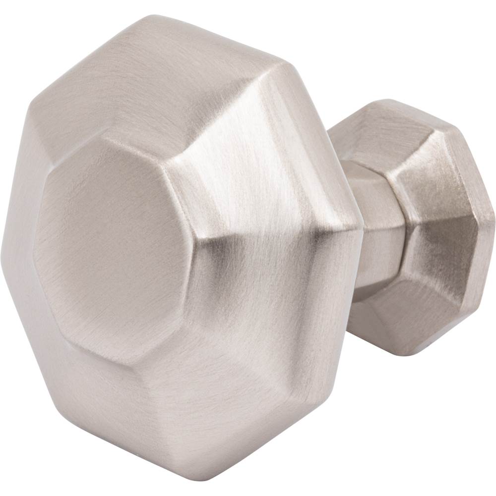 Palazzo Knob 1 5/8 Inch Brushed Satin Nickel