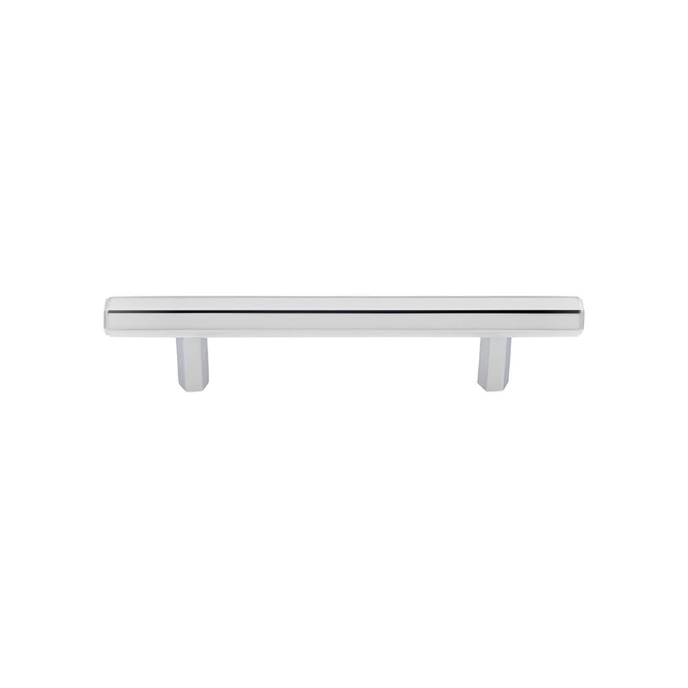 Vesta - Insignia Pull 3 3/4 Inch (c-c) Polished Chrome - Polished Chrome