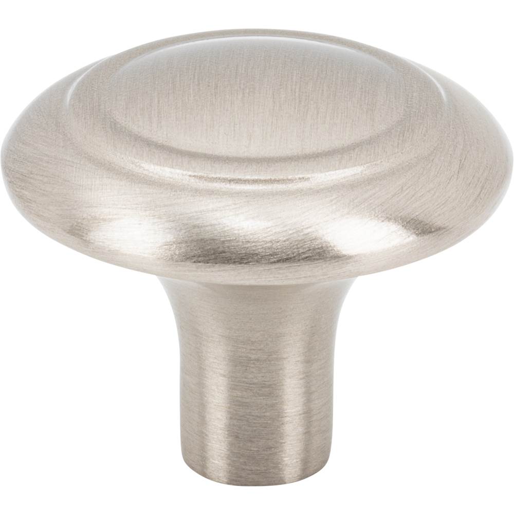 Vesta - Cala Knob 1 5/16 Inch Brushed Satin Nickel - Brushed Satin Nickel