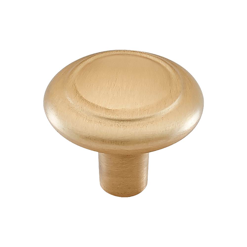 Vesta - Cala Knob 1 5/16 Inch Satin Brass - Satin Brass