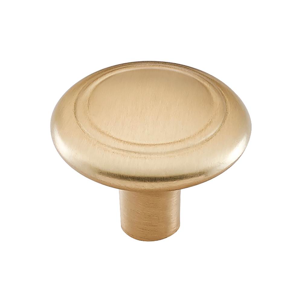 Vesta - Cala Knob 1 1/2 Inch Satin Brass - Satin Brass