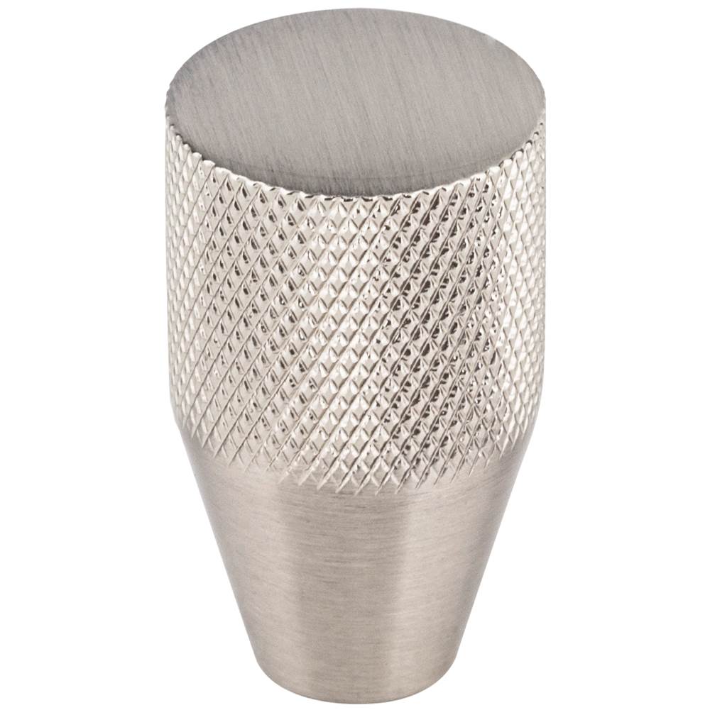 Vesta - Beliza Conical Knurled Knob 3/4 Inch Brushed Satin Nickel - Brushed Satin Nickel