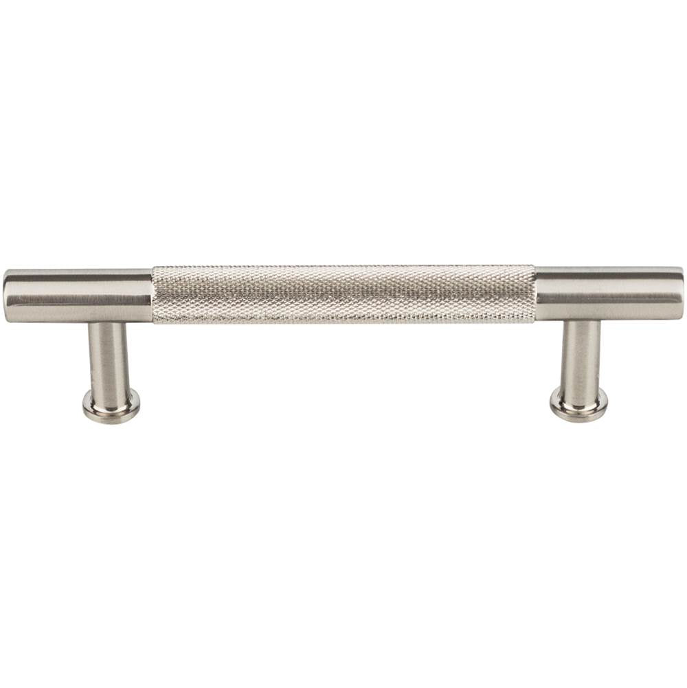 Vesta - Beliza Knurled Bar Pull 3 3/4 Inch (c-c) Brushed Satin Nickel - Brushed Satin Nickel